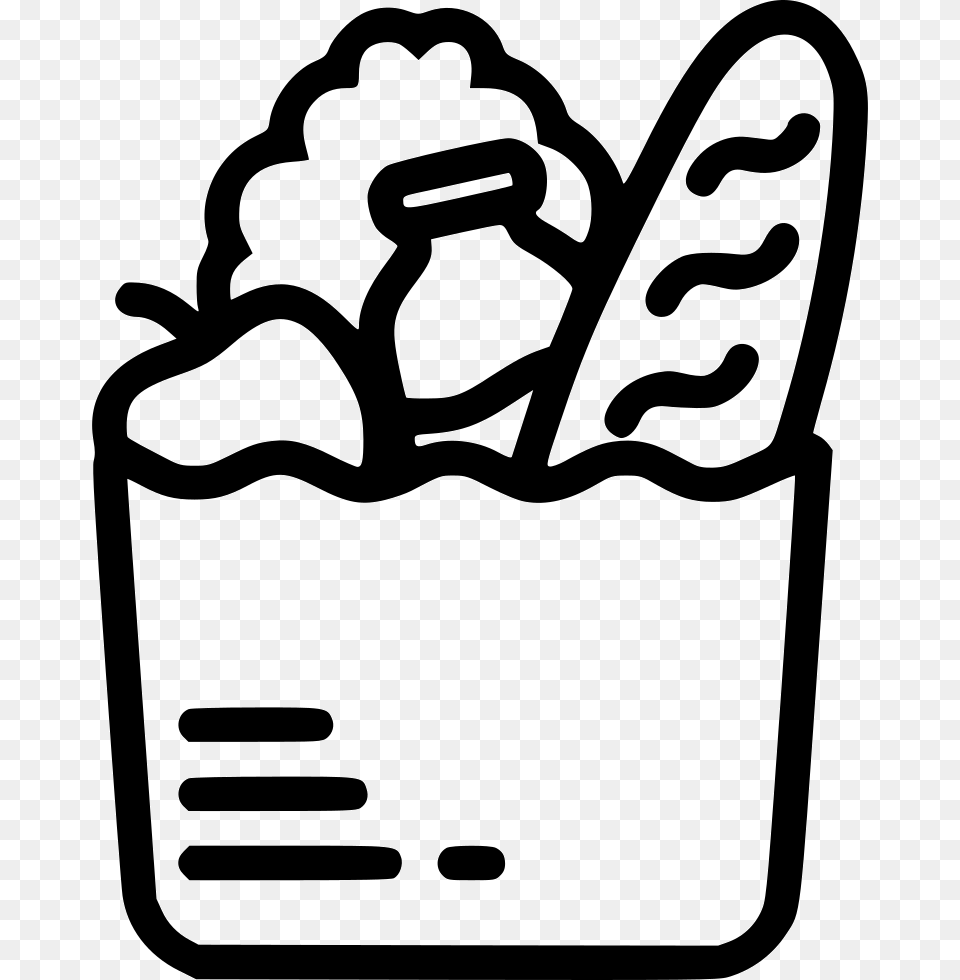 Grocery Bag Grocery Bag Icon, Cream, Dessert, Food, Ice Cream Free Png