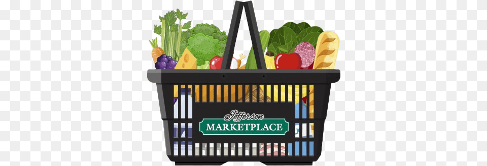 Grocery Clipart Background Full Grocery Basket, Crib, Furniture, Infant Bed, Shopping Basket Free Png