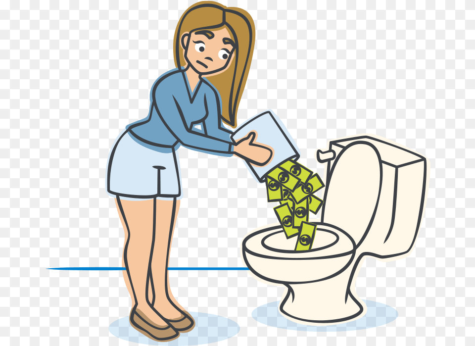 Grocery Clipart Spending Money Grocery Spending Money Throw Money Away, Cleaning, Person, Indoors, Face Free Png