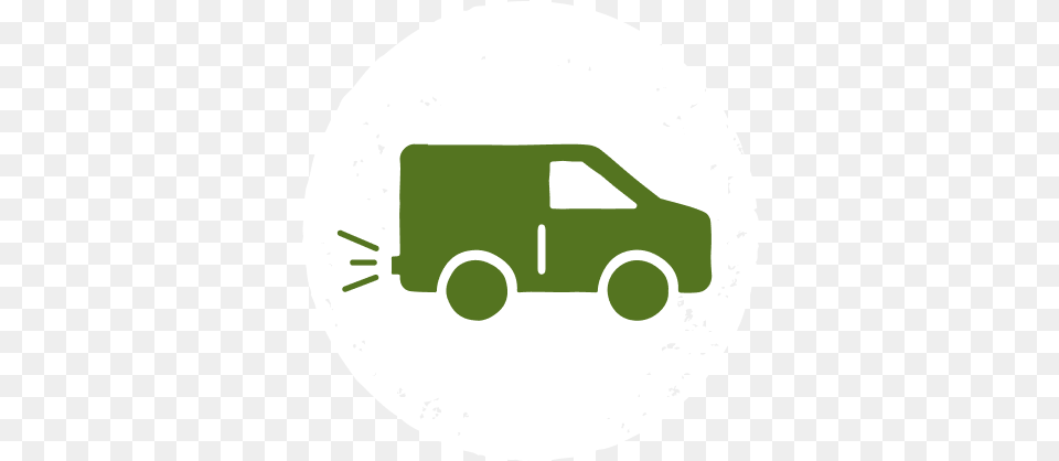 Grocery Delivery For Organic Food Circle, Transportation, Van, Vehicle, Disk Png Image