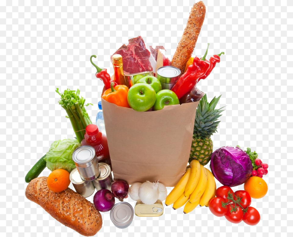 Grocery File Download Free Transparent Background Groceries, Food, Fruit, Pineapple, Plant Png Image