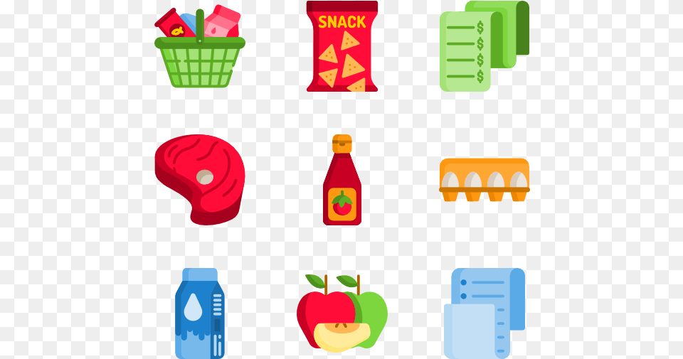 Grocery Snacks Flat Icon Dynamite, Weapon, Food, Ketchup Free Transparent Png