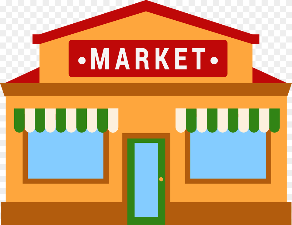 Grocery Store Clipart, Kiosk, Canopy, Indoors, Awning Png Image