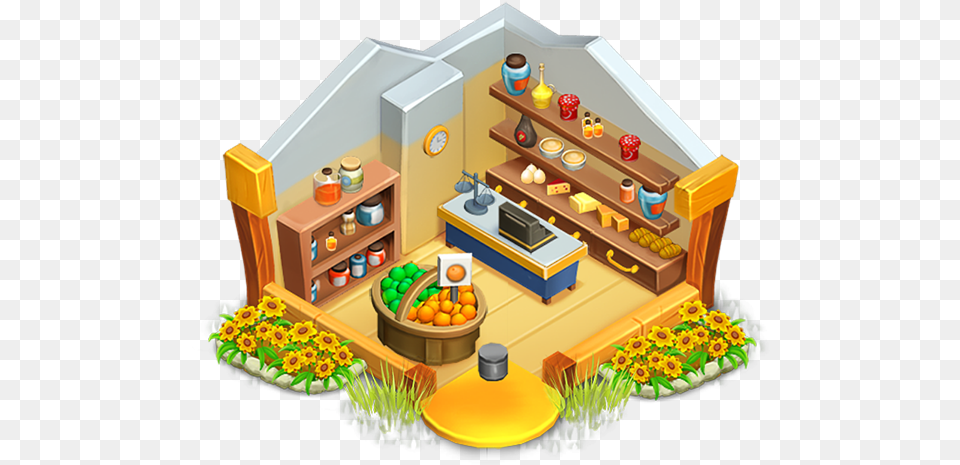 Grocery Store Inside3 Hay Day Grocery Store, Birthday Cake, Cake, Cream, Dessert Free Transparent Png