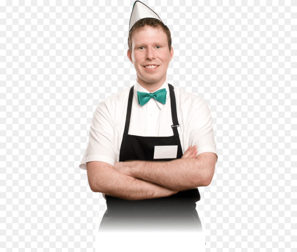 Grocery Store Worker Transparent, Accessories, Shirt, Tie, Hat Free Png Download