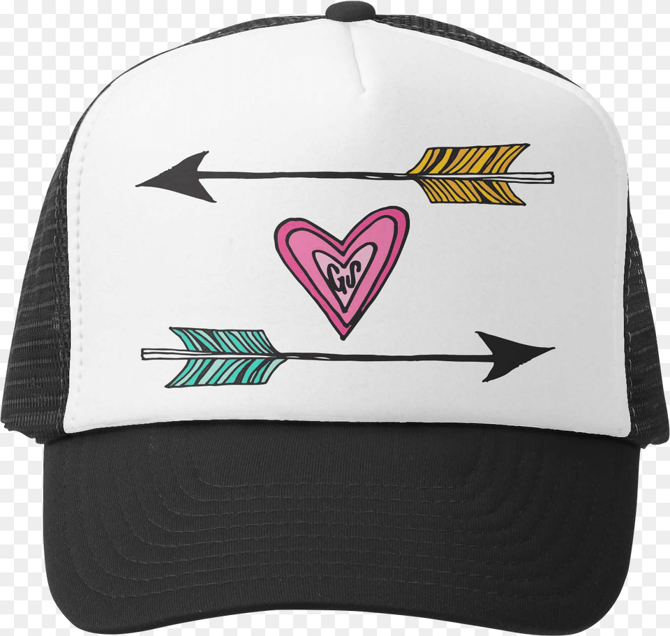Grom Squad Arrows Of Love Hat Kids Trucker Hat, Baseball Cap, Cap, Clothing, Helmet Free Transparent Png
