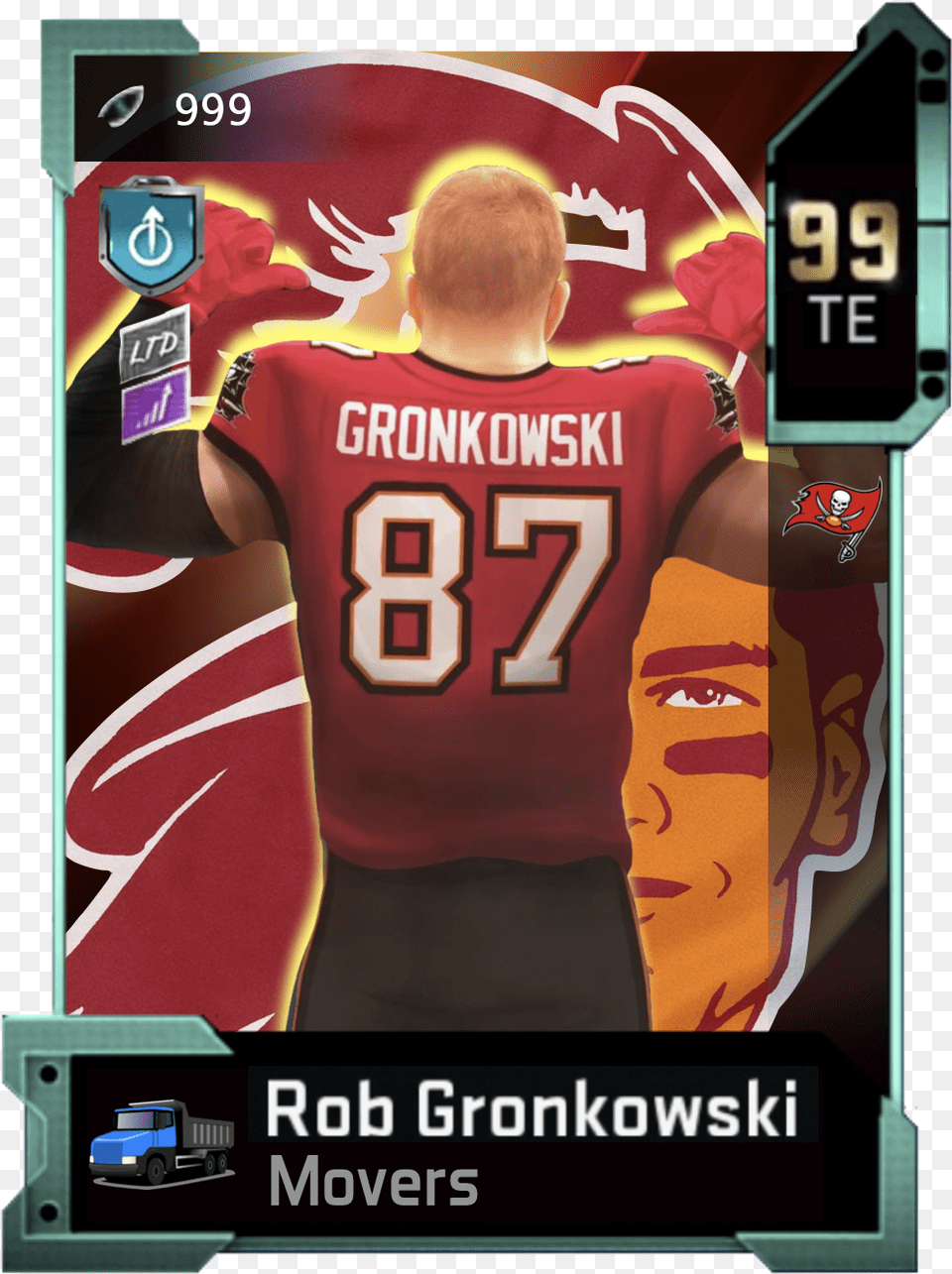 Gronk Spikes Incoming Hope Its Sooner Than Later Protective Equipment In Gridiron Football, Shirt, Clothing, Male, Person Png Image