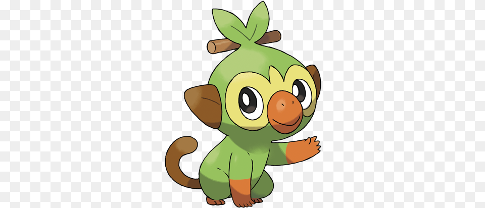 Grookey Pokemon Grookey, Plush, Toy, Baby, Person Free Png