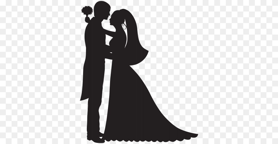 Groom And Bride Clip Art, Gown, Clothing, Dress, Fashion Png Image