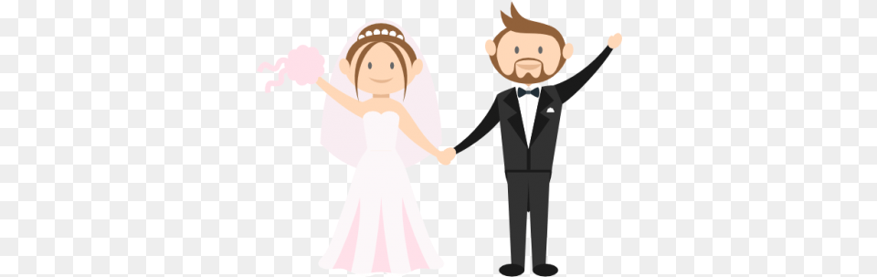 Groom Bride People Wedding Couple Romantic Icon Animasi Orang Mikah, Suit, Formal Wear, Dress, Clothing Png