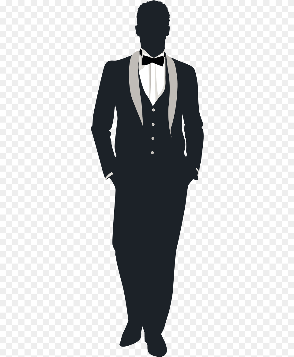 Groom Silhouettetitle Groom Silhouette Groom Silhouette Clip Art, Accessories, Tuxedo, Clothing, Formal Wear Png Image