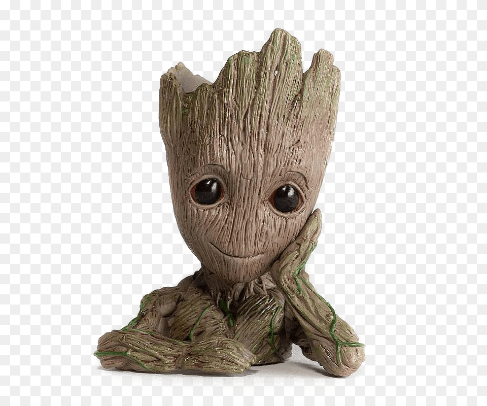 Groot, Wood, Plant, Tree, Toy Png