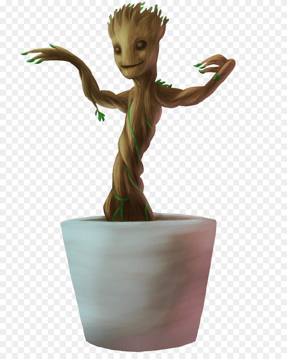 Groot, Pottery, Baby, Person, Alien Free Transparent Png