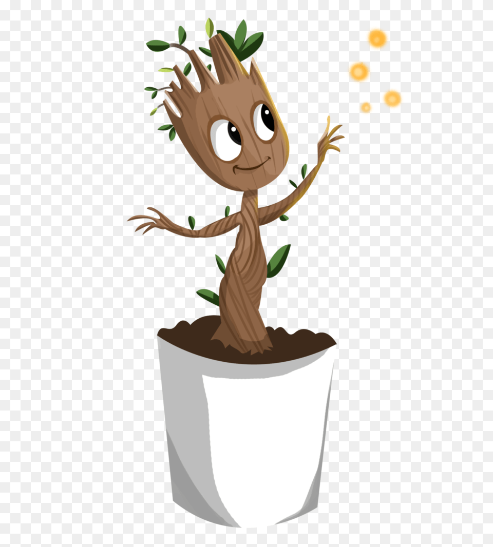 Groot, Plant, Potted Plant, Tree, Person Png