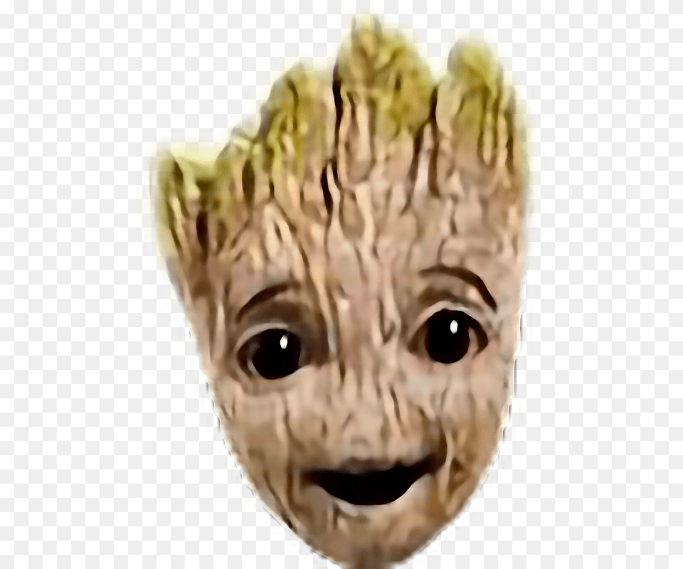 Groot Babygroot Face Marvel Freetoedit, Baby, Person, Mask Png Image
