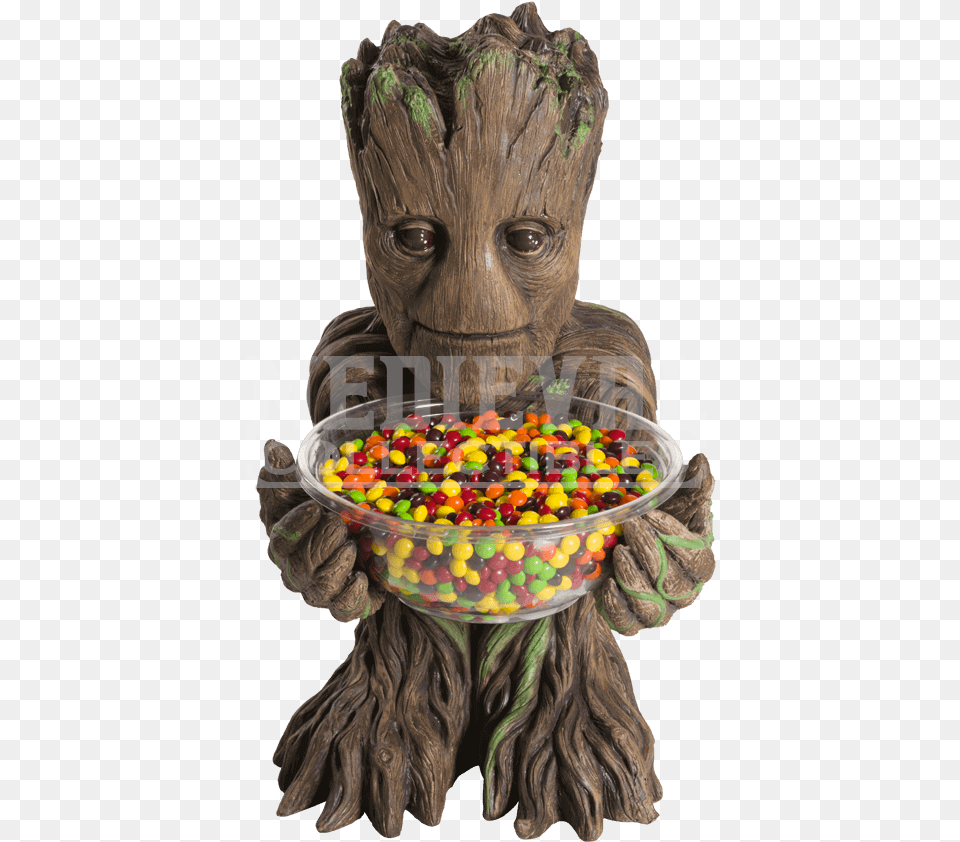 Groot Candy Bowl Holder Candy Bowl Holder Groot, Food, Sweets, Person Free Png