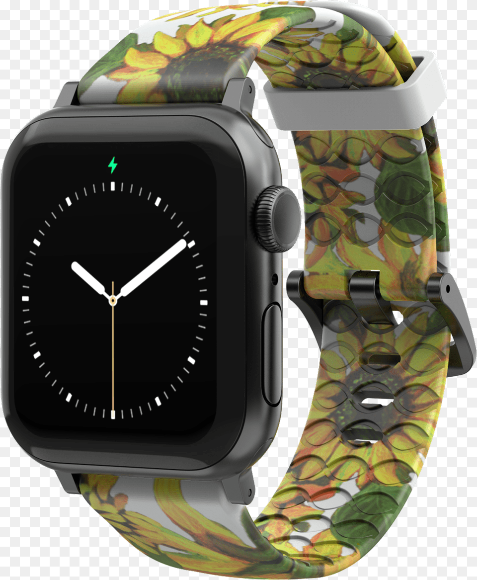 Groove Life Aspire Sunflower Watch Band Watch Strap, Arm, Body Part, Person, Wristwatch Free Png Download