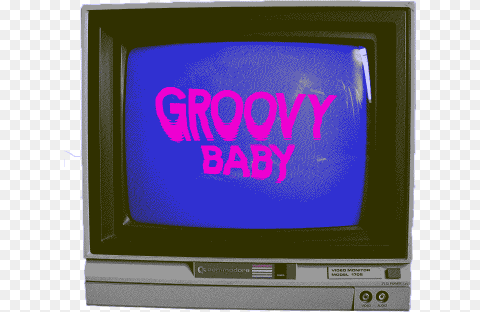 Groovy Baby Sticker Animated Gif Old Tv, Computer Hardware, Electronics, Hardware, Monitor Png