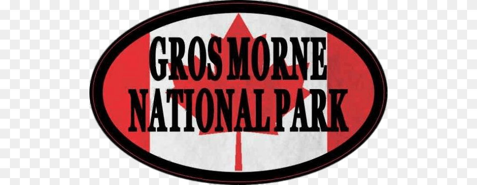 Gros Morne National Park Oval Sticker, Logo Png