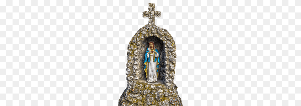 Grotto Cross, Altar, Architecture, Building Png Image