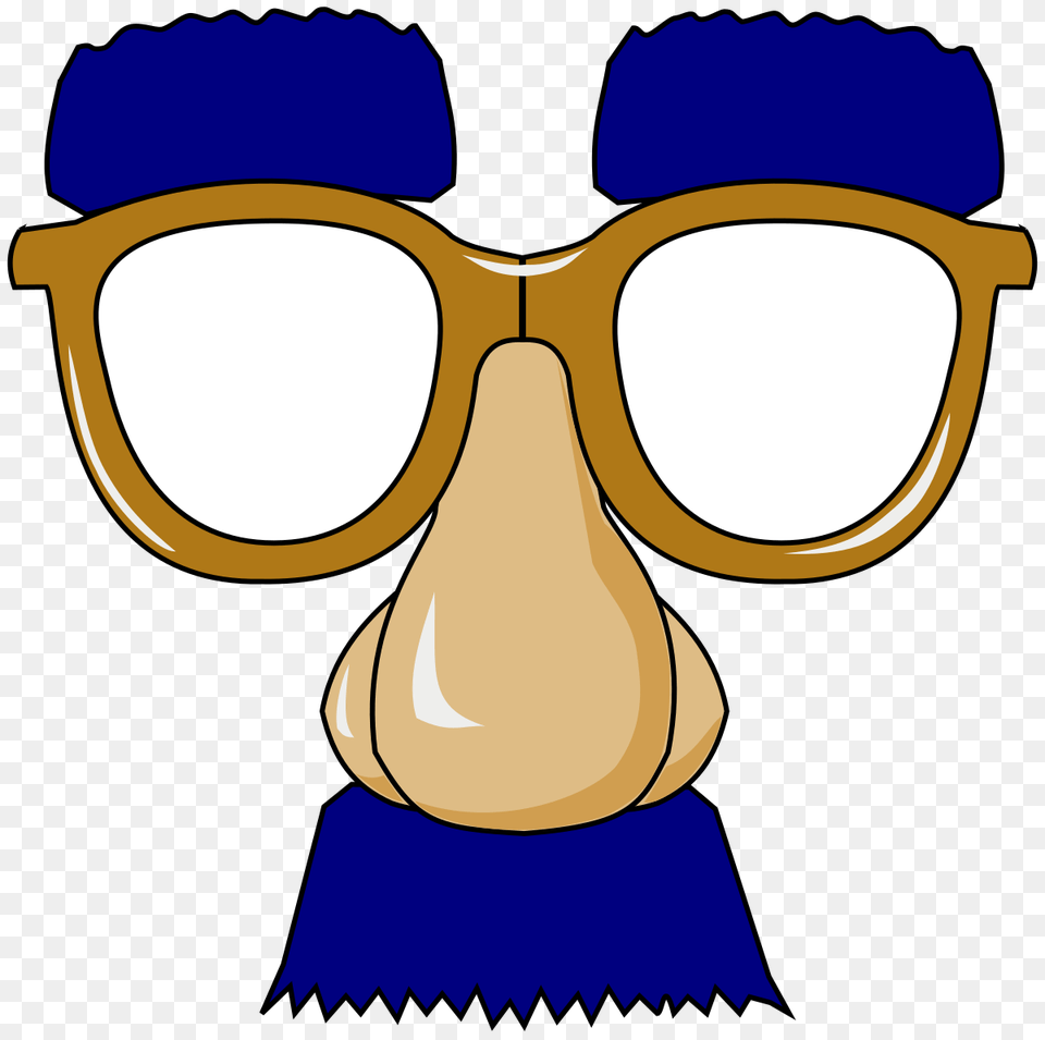 Groucho Glasses, Accessories, Person, Cleaning Png Image