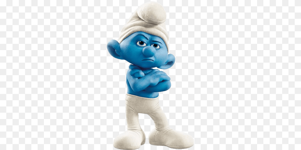 Grouchy Smurf, Plush, Toy, Baby, Person Free Png
