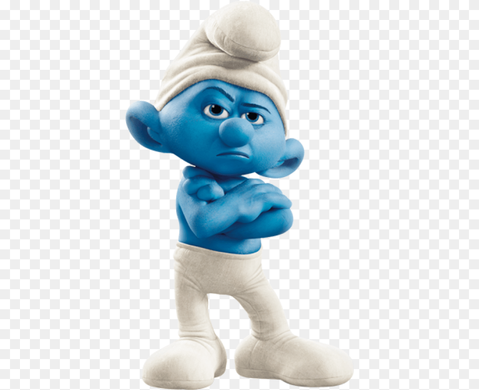 Grouchy Smurf Image Grouchy Smurf, Plush, Toy, Baby, Person Png