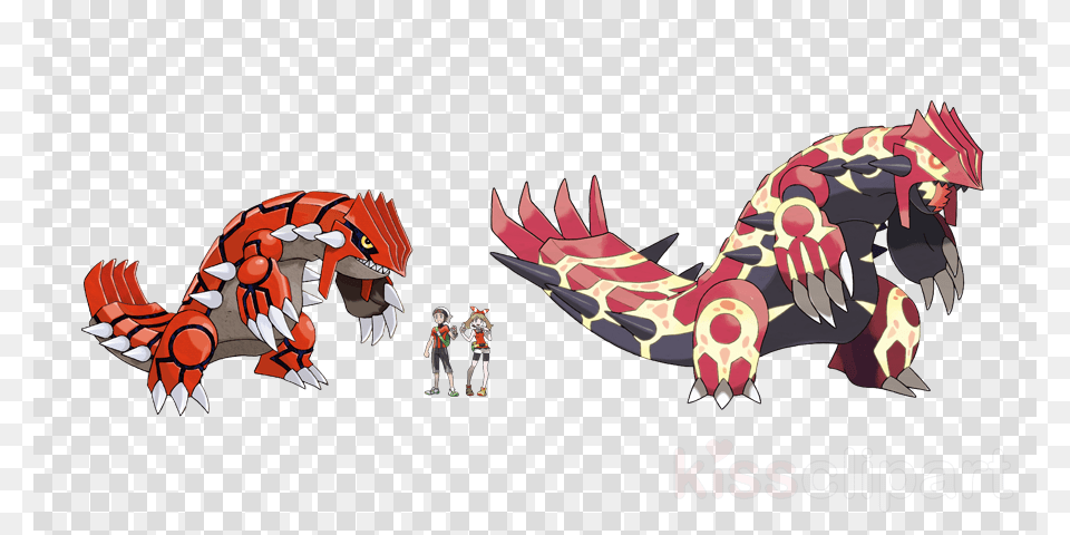 Groudon And Primal Groudon Clipart Kyogre Et Groudon Pokemon Mega Evolution Groudon, Electronics, Hardware, Person, Baby Png