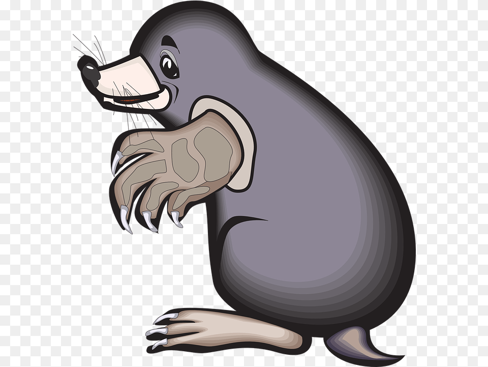 Ground Animal Claws Mole Animal Clip Art, Mammal, Electronics, Hardware Free Png