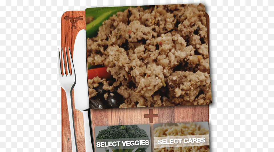 Ground Beef Build Yourown Music City Fit Meals Crumble, Cutlery, Fork, Food, Lunch Free Transparent Png