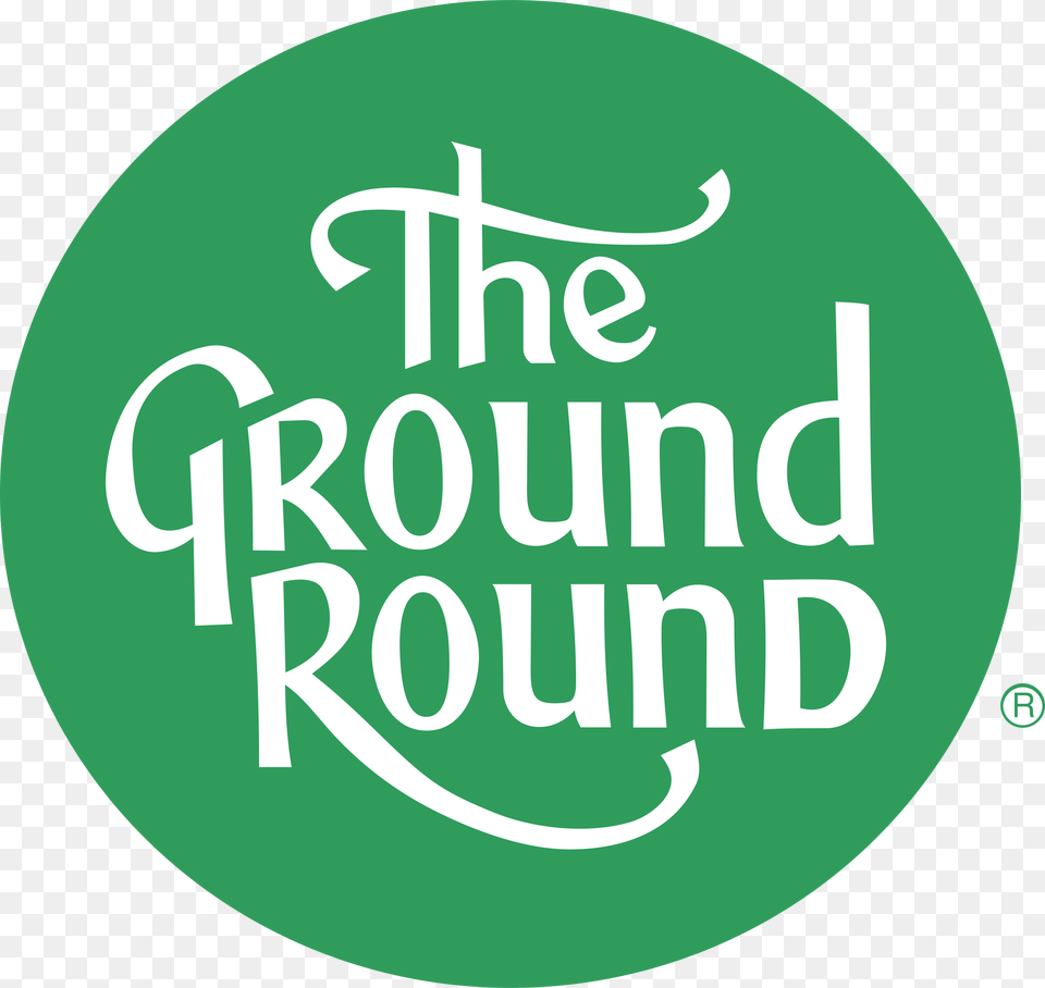 Ground Round Logo Transparent Svg Calligraphy, Text, Disk Png Image