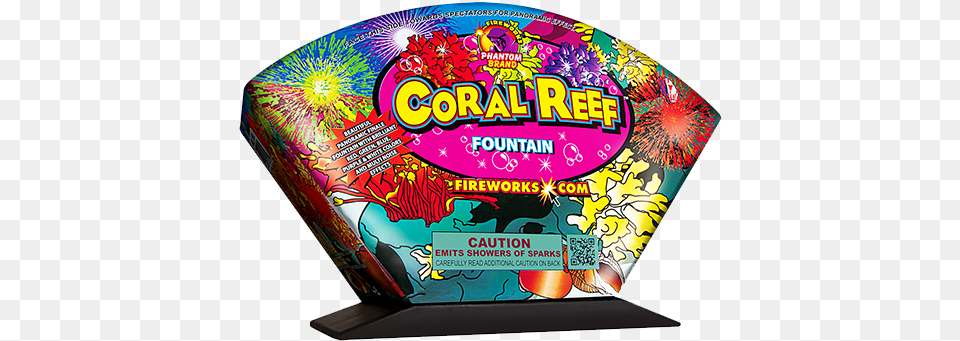 Ground U0026 Non Aerial Fountains Coral Reef Fountain Phantom Fireworks Coral Reef, Advertisement, Poster, Disk Png Image
