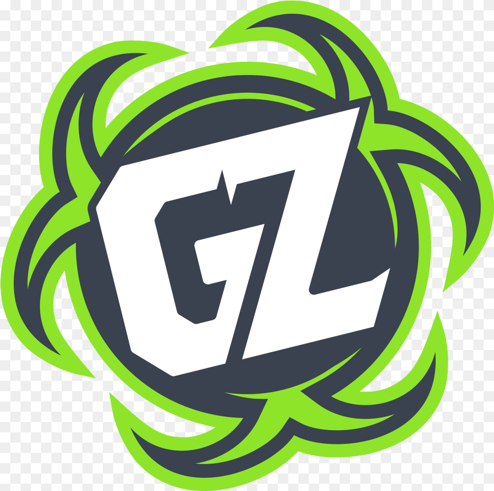 Ground Zero Esports Logo, Recycling Symbol, Symbol, Green, Person Free Png