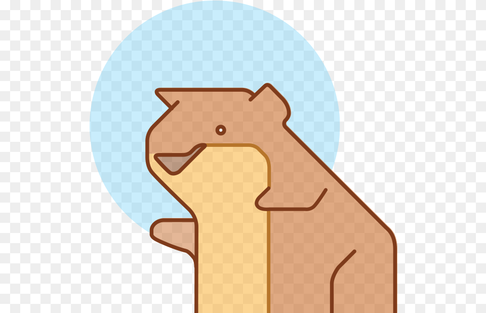 Groundhog Clipart Underground Animal Cartoon, Person, Mammal Png Image