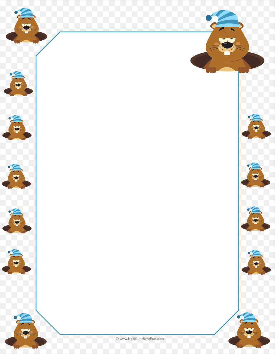 Groundhog Day Bordered Writing Paper Http Royalty, Food, Sweets, Baby, Person Free Transparent Png