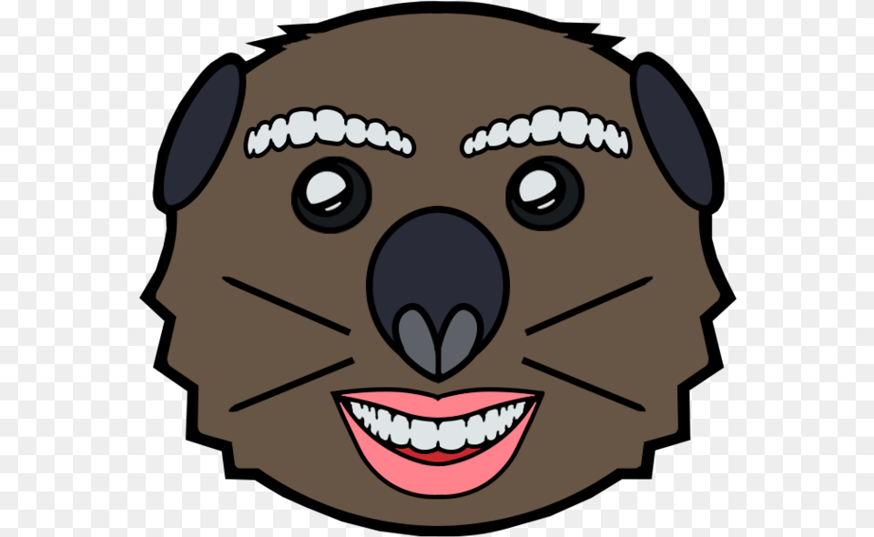 Groundhog Phil Enamel Pin Clip Art, Face, Head, Person, Baby Png Image