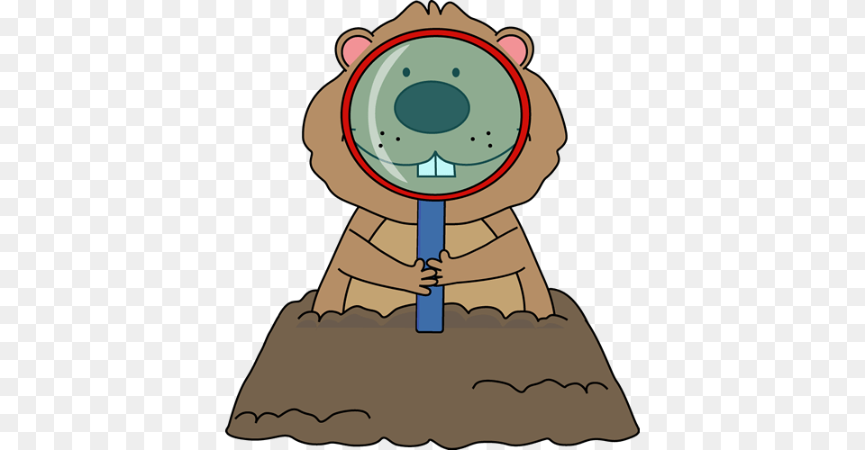 Groundhog With Magnifying Glass Clip Art Magnifying Glass Cute Clipart, Device, Grass, Lawn, Lawn Mower Png