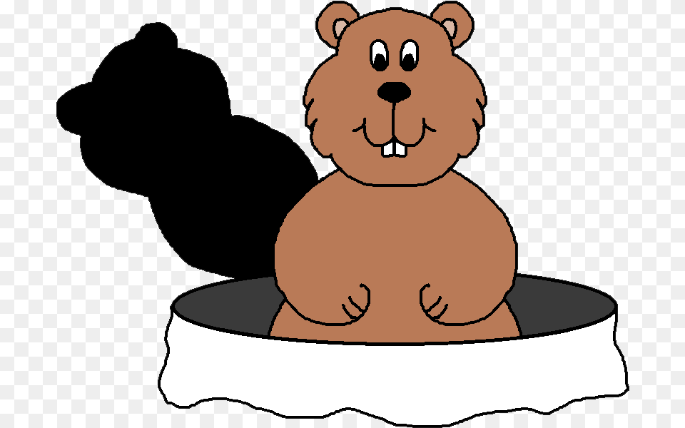 Groundhogcartoonclip Artbrown Beargroundhog Dayteddy Transparent Background Groundhog Day Clip Art, Animal, Bear, Mammal, Wildlife Free Png