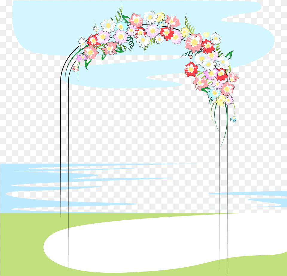 Grounds Marriage Cartoon Illustration Wedding Graphic Design, Art, Floral Design, Flower, Flower Arrangement Free Png Download