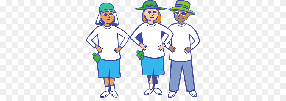 Group Hat, Shorts, Clothing, People Free Transparent Png