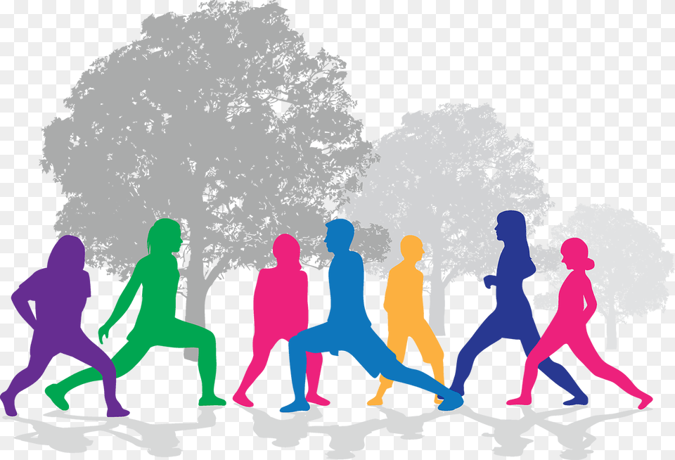 Group Class, Art, Walking, Person, Graphics Png Image