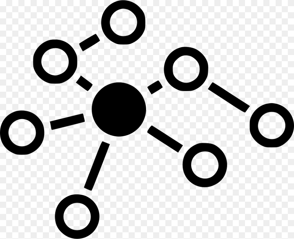 Group Graph Link Connect Connection Structure Relations Nodes Icon, Machine, Spoke Free Png