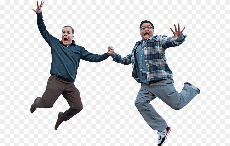 Group Jumping, Adult, Person, Man, Male Free Png