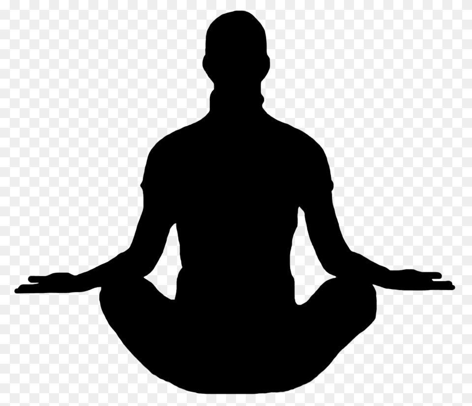 Group Meditation Cliparts, Gray Free Png Download