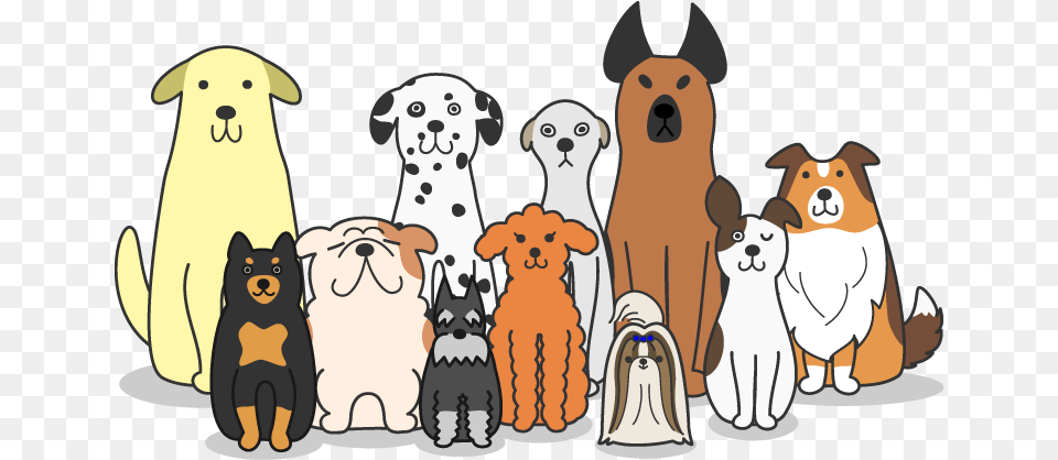 Group Of Dog Cartoon, Animal, Bear, Wildlife, Mammal Free Png Download