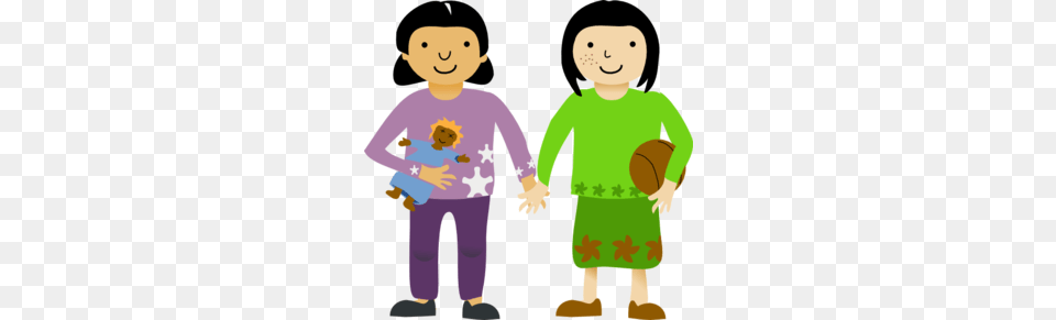 Group Of Girl Friends Clipart, Baby, Person, Hand, Body Part Png