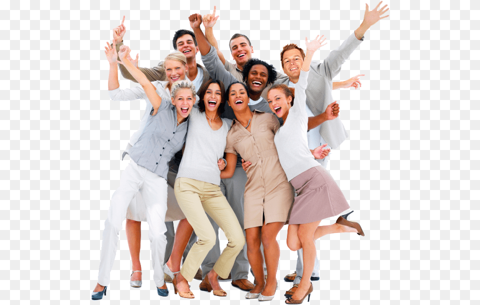 Group Of Happy People, Adult, Person, Woman, Female Free Png Download