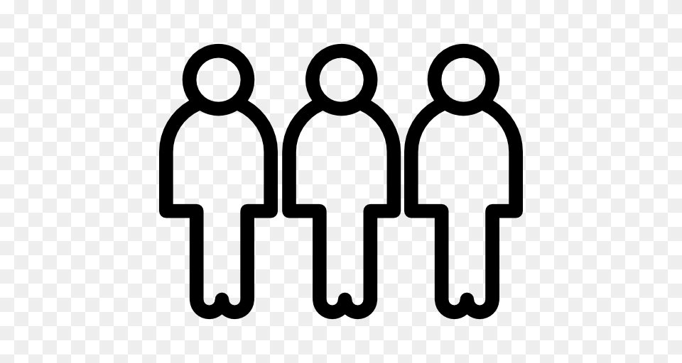 Group Of People Cartoon Variant, Stencil Png Image