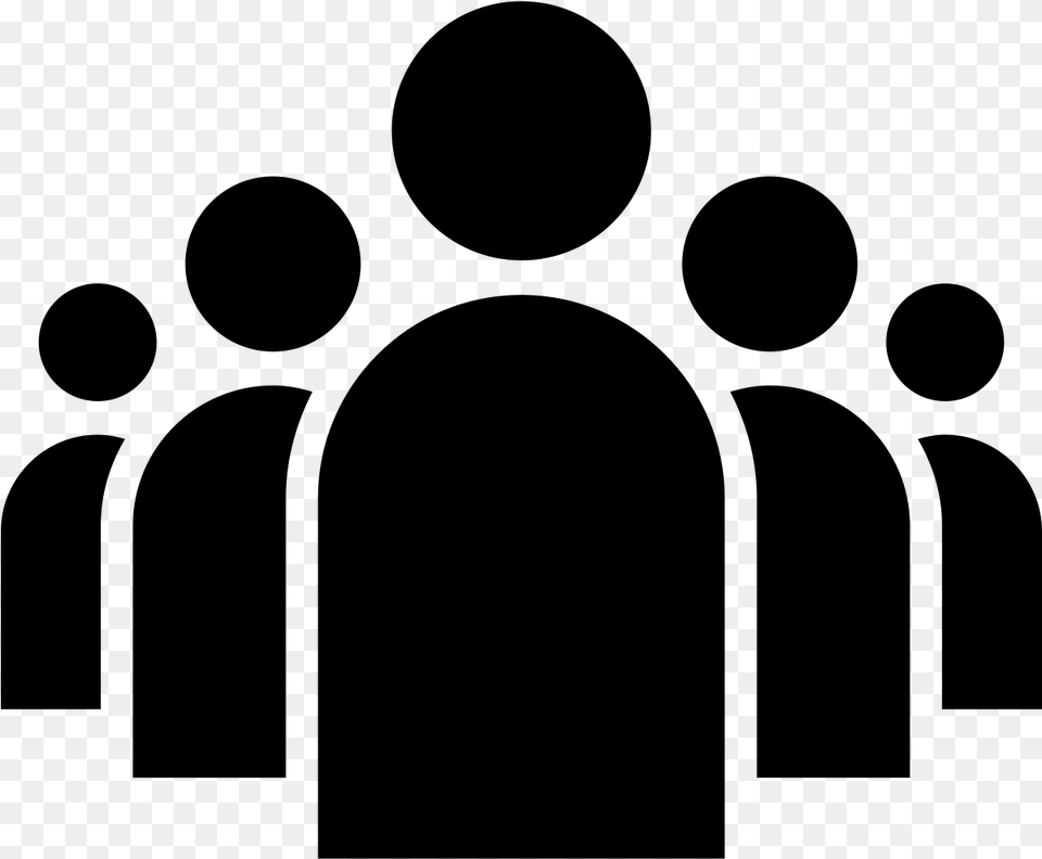 Group Of People In A Formation Comments Leadership Icon, Gray Free Png Download