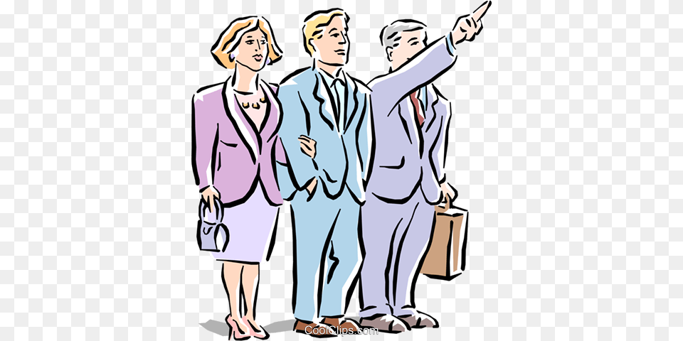 Group Of People Royalty Vector Clip Art Illustration, Woman, Suit, Person, Formal Wear Free Png Download